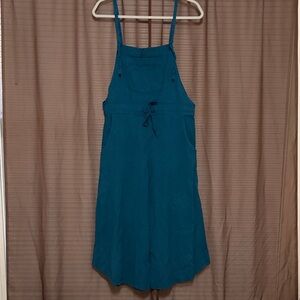 EARTHBOUND Teal Wide leg Jumpsuit Overalls Size 0-2
